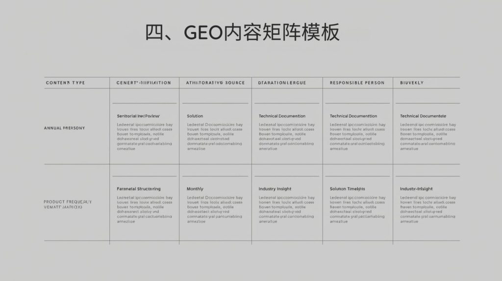 GEO专题系列文章|GEO内容日历：企业GEO内容规划框架——智元时代AItobmkt.cn